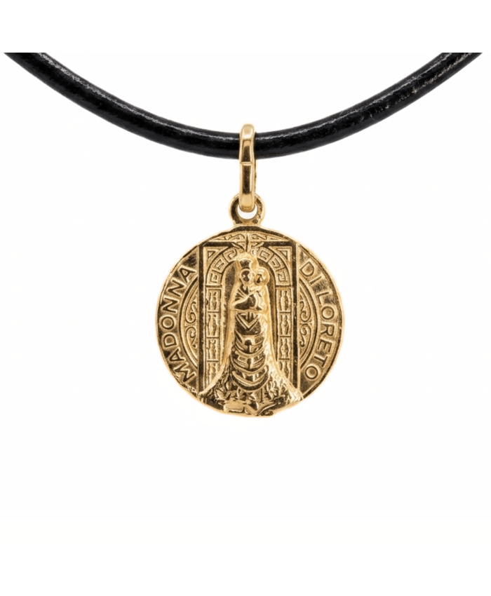 Colgante Cuero Medalla Virgen de Loreto Colgantes y Pulseras Aviación 1786693012030 BuckerBook 29,90 € 