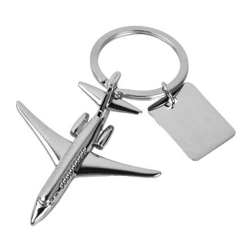 Llavero Avión con Placa