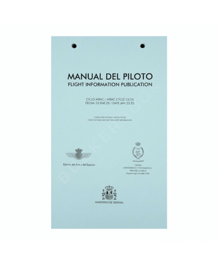 Manual del Piloto Ejercito del Aire IFR Flight Charts 1719583392509 BuckerBook €15.00 Mº Defensa
