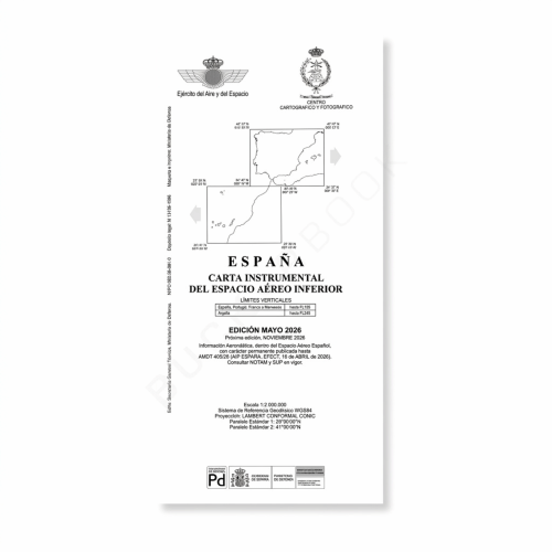IFR Chart Spain Lower Space Air Force