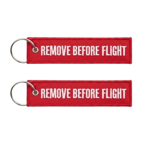 Remove Before Flight Keyring