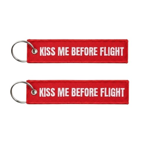 Llavero Kiss Me Before Flight