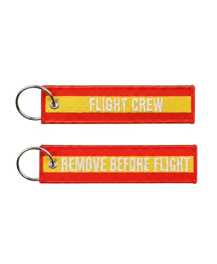 Spain Flag Flight Crew RBF Keyring