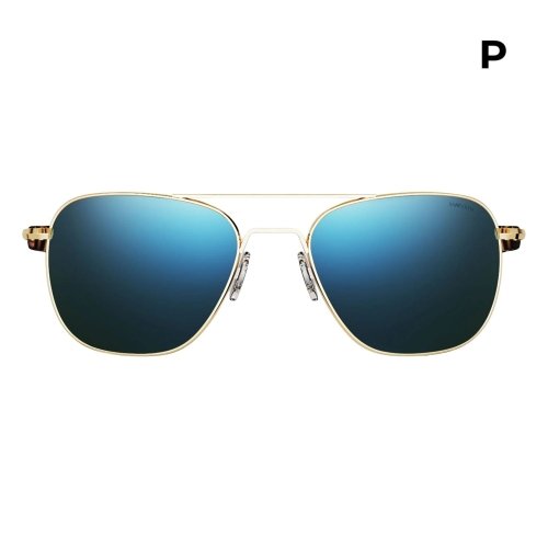 Randolph Aviator Gold Polarized Sunglasses