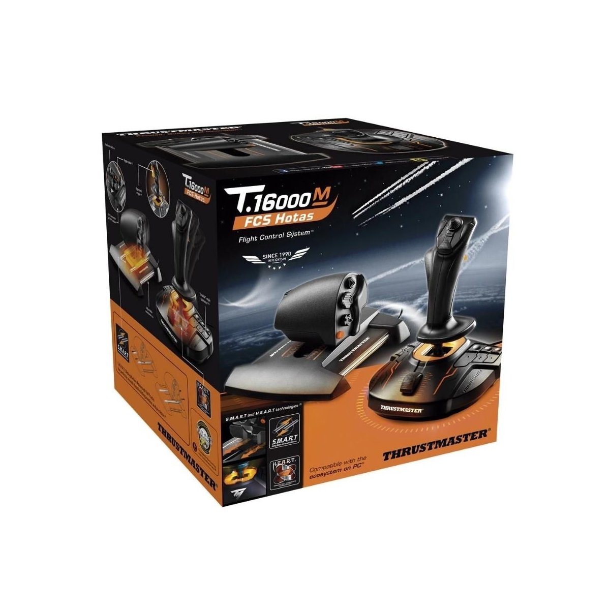 Mandos Thrustmaster T.16000M FCS Hotas 2960778 Thrustmaster Joysticks Simulador