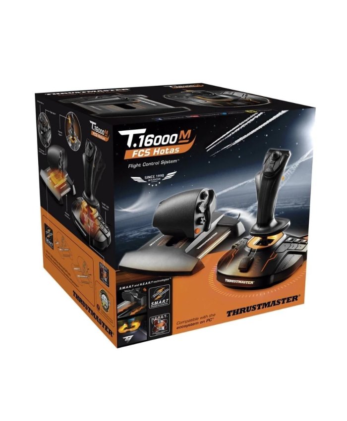 Mandos Thrustmaster T.16000M FCS Hotas 2960778 Thrustmaster Joysticks Simulador