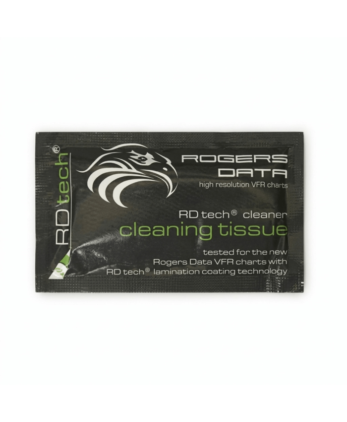 Rogers Data Cleaning Wipes VFR Flight Charts 674386738286 BuckerBook €8.90 Rogers Data