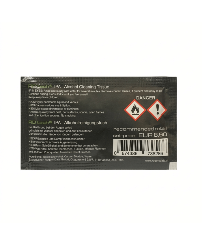 Rogers Data Cleaning Wipes VFR Flight Charts 674386738286 BuckerBook €8.90 Rogers Data