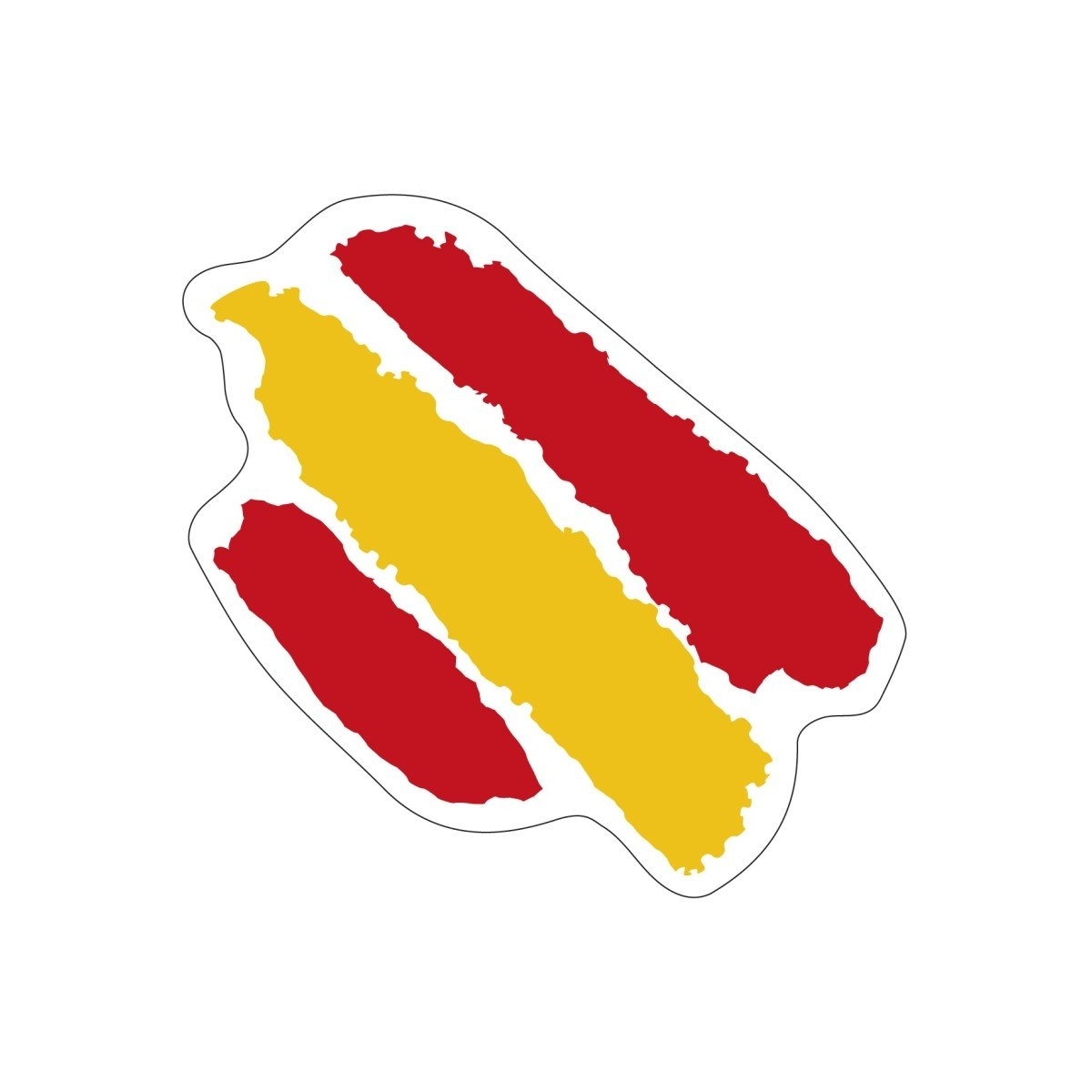Pegatina Bandera Trazo 6,5 cm Pegatinas Aviación 1790848152106 BuckerBook 2,00 € 