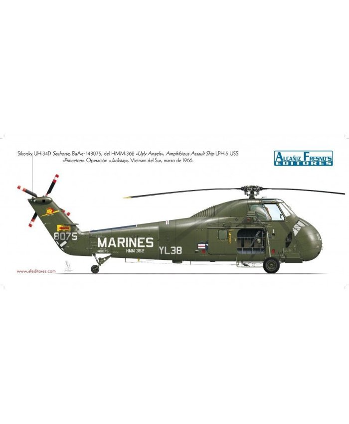 Poster Perfil Sikorky UH-34D POSTER.UH-34D  Inicio