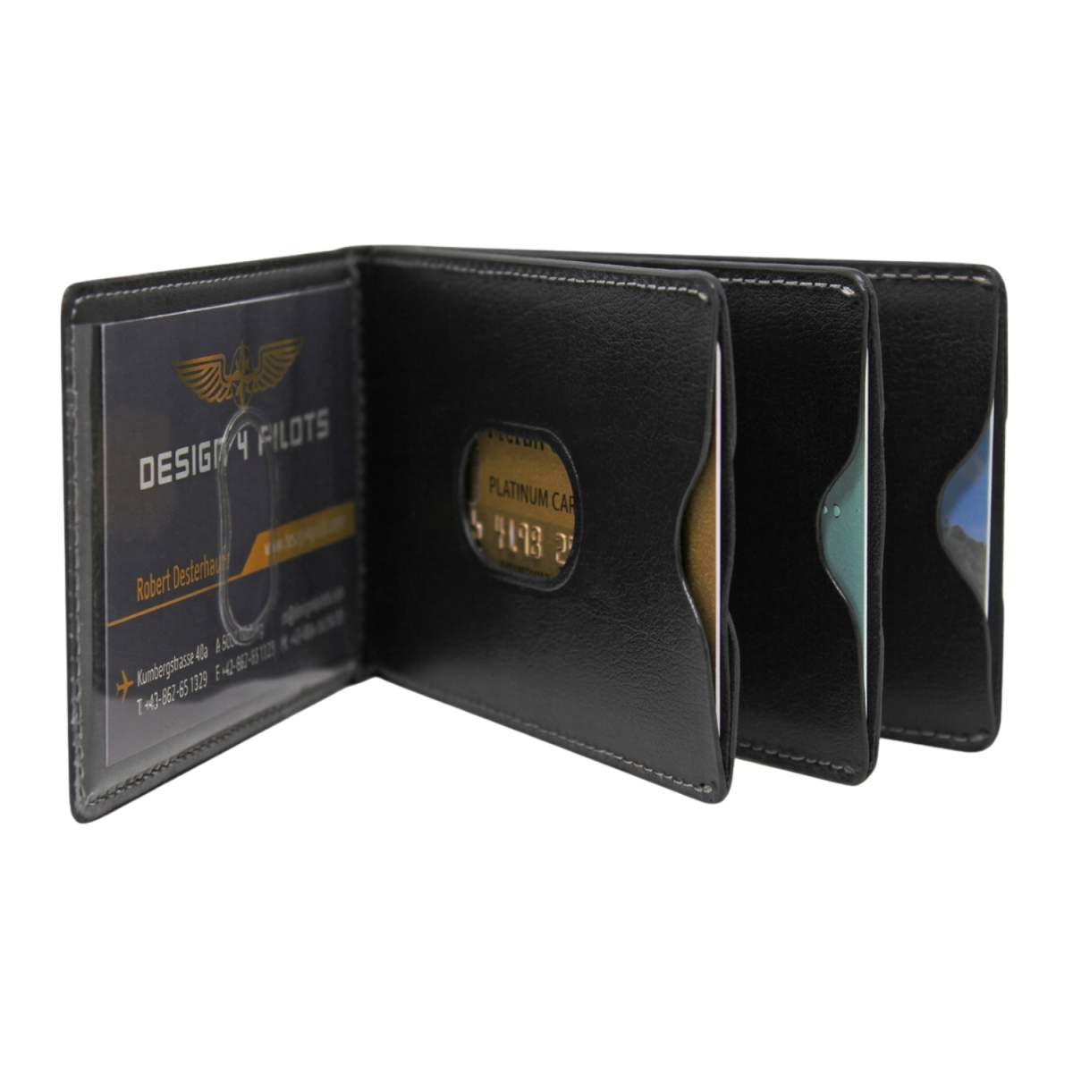 Tarjetero D4P Fundas y Carteras para Licencia de Piloto 1702566100048 BuckerBook 25,90 € Design 4 Pilots
