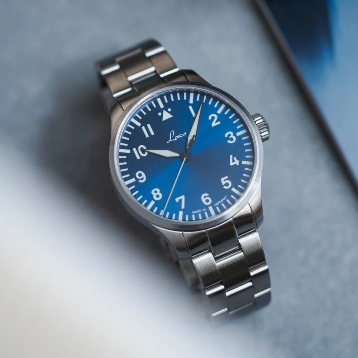 Reloj Laco Augsburg Blau Stunde MB Relojes de Pulsera 1793008322548 BuckerBook 440,00 € Laco
