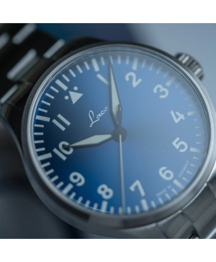 Laco Augsburg Blau Stunde MB Watch Wristwatch 1793008322548 BuckerBook €440.00 Laco