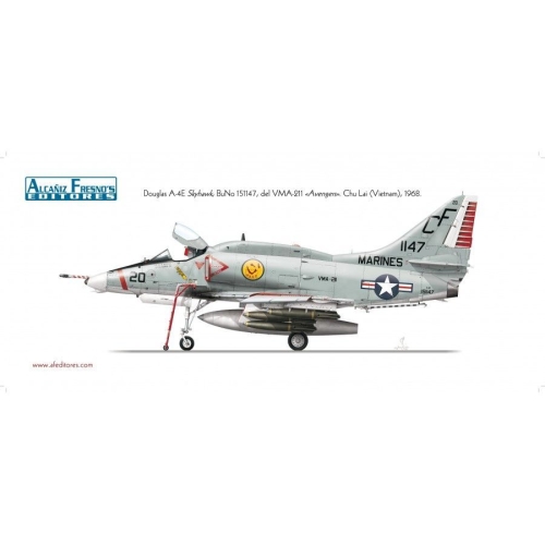 Douglas A-4E Skyhawk Profile Poster