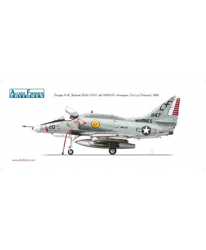 Poster Perfil Douglas A-4E Skyhawk POSTER.DOUGLAS  Inicio