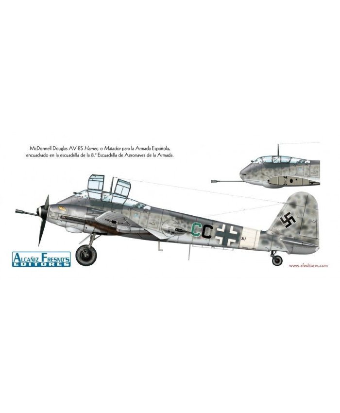 Poster Perfil Messerschmitt Me 410A-1/U4 POSTER.Me410A  Inicio