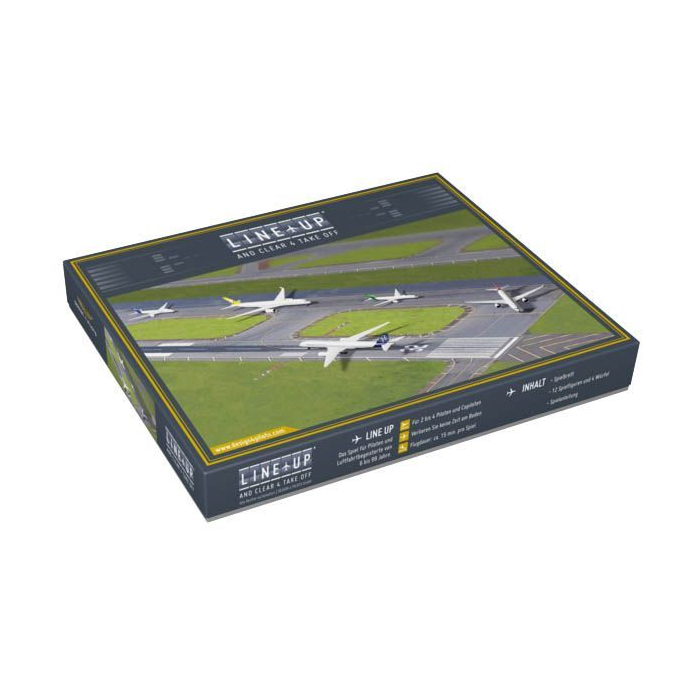 Line Up Board Game Aviation Toys 0724754200553 BuckerBook €25.00 Design 4 Pilots