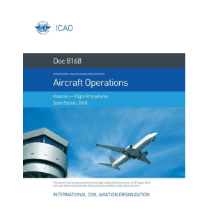 ICAO Document 8168 Aircraft Operations Vol.1: Flight Procedures