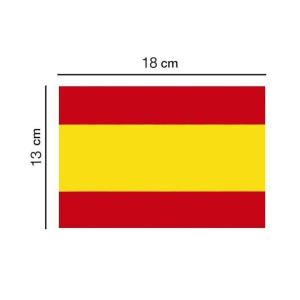 Spanish Flag Rudder Sticker 18cm