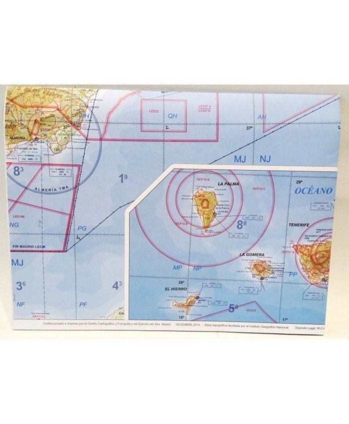 Carta 1:1.000.000 Este 1:1ESTE Mº Defensa Cartas VFR