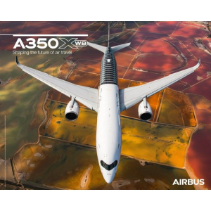 Poster Airbus A350XWB Front View