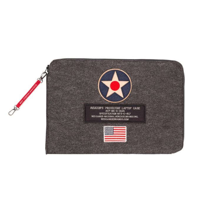 US ROUNDEL LAPTOP CASE Flight Bags for Pilots  BuckerBook €32.00 RED CANOE