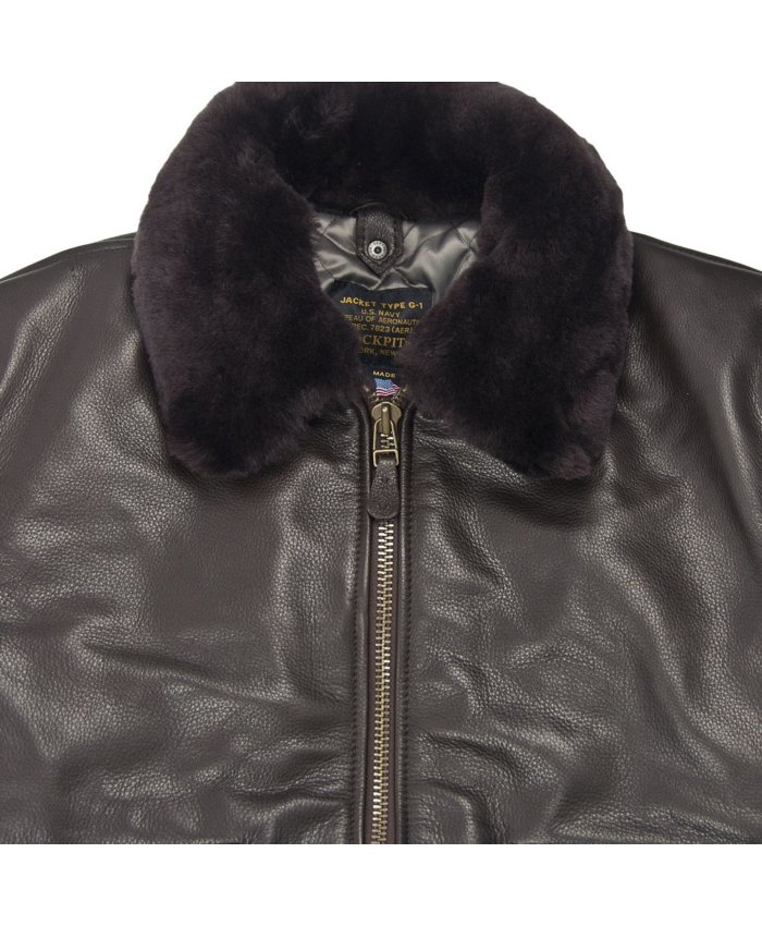 Cockpit G-1 Bomber Cockpit Jacket Z201035MC Cockpit USA Mens Pilot Jackets