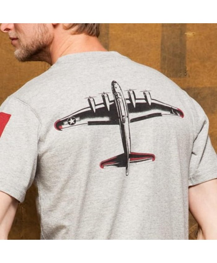 Camiseta B17 Manga Corta M-SST-B17CA-GY-MD RED CANOE Camisetas Aviación Camiseta B17 Manga Corta M-SST-B17CA-GY-MD RED CANOE Camisetas Aviación