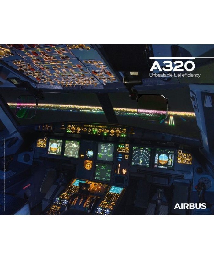 Poster Airbus A320neo Cabina A1AB019 Airbus Pósters de Cabinas
