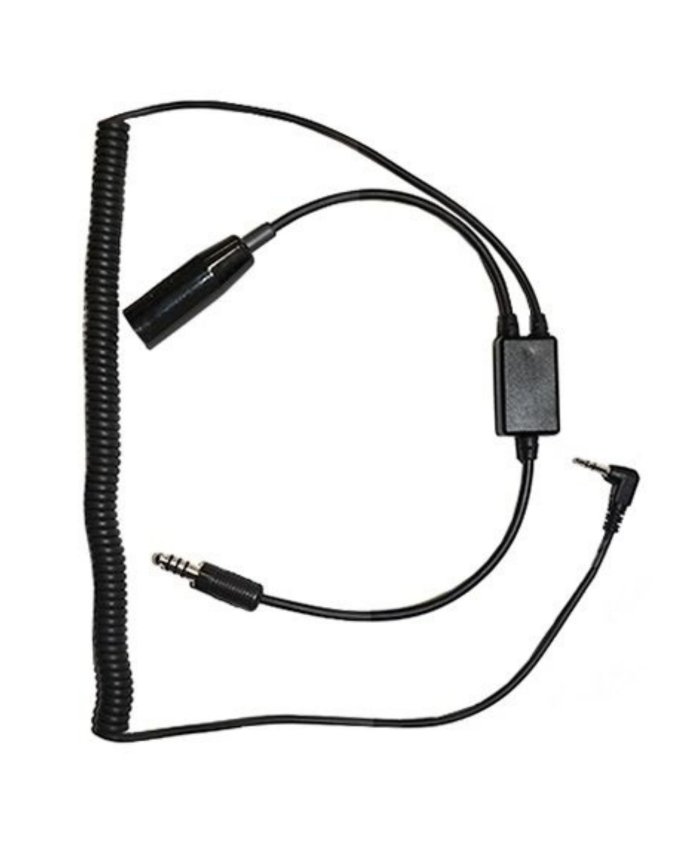 Adaptador Grabador Audio para Móvil Helicóptero PA-80H/iPhone Pilot-Usa Adaptadores
