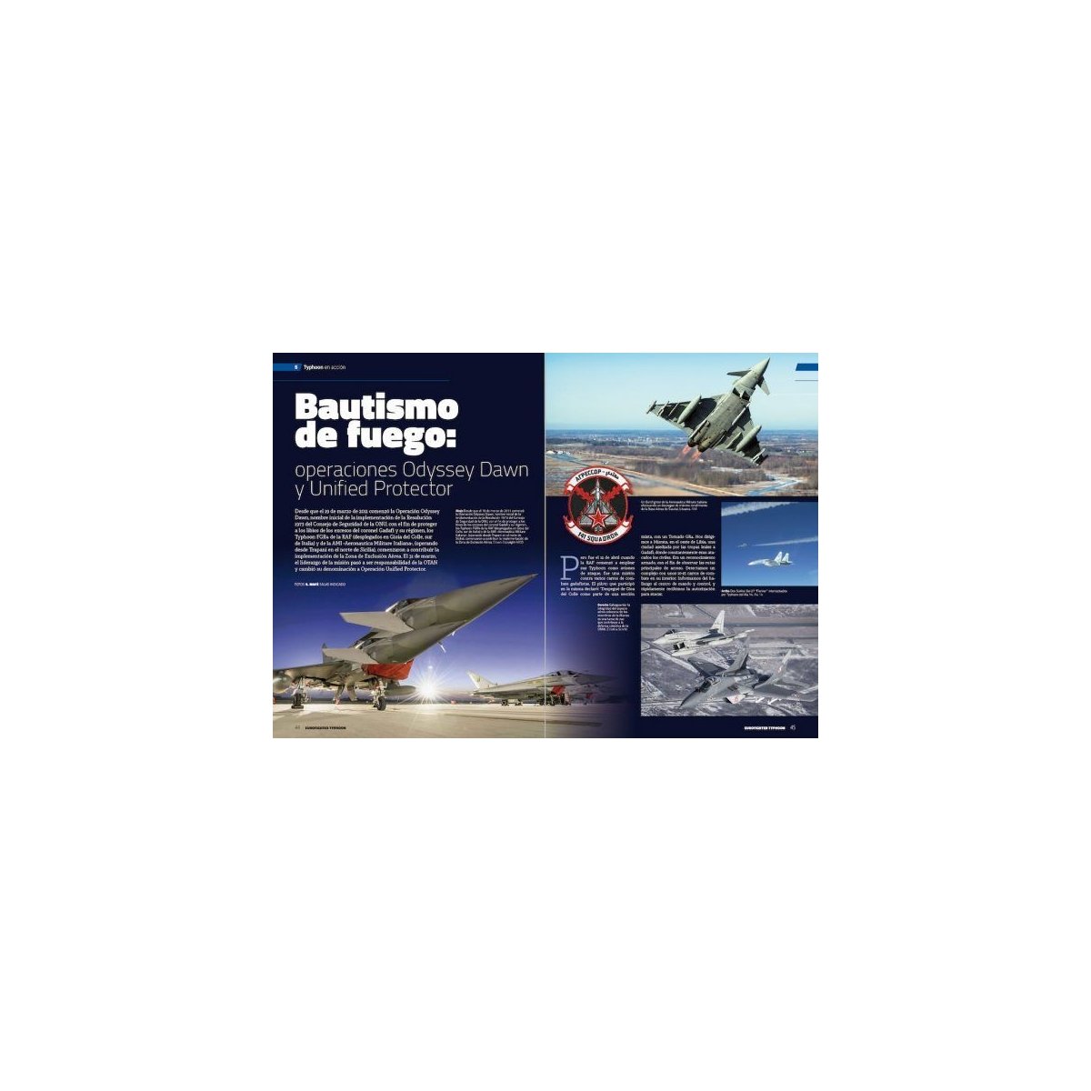 MONOGRÁFICO EUROFIGHTER TYPHOON AVIÓN REVUE 8413042770756  Monographs
