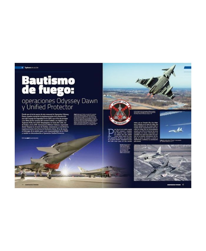 MONOGRÁFICO EUROFIGHTER TYPHOON AVIÓN REVUE 8413042770756  Monographs