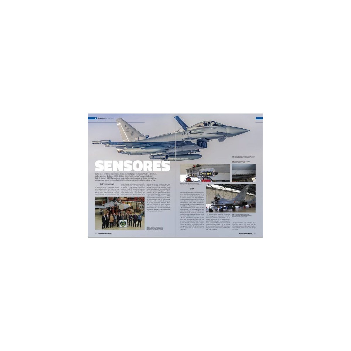 MONOGRÁFICO EUROFIGHTER TYPHOON AVIÓN REVUE 8413042770756  Monographs