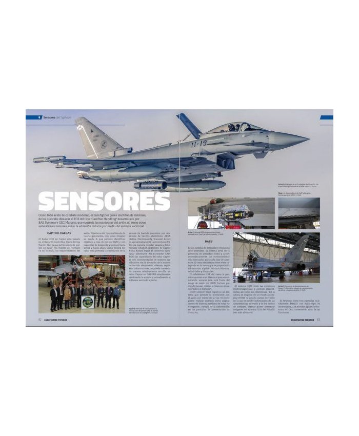 MONOGRÁFICO EUROFIGHTER TYPHOON AVIÓN REVUE 8413042770756  Monographs