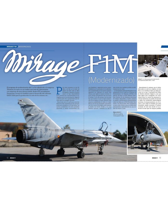 MONOGRÁFICO MIRAGE F1 AVIÓN REVUE 8413042807865  Monographs