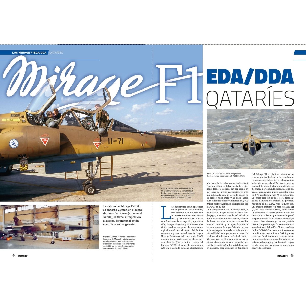 MONOGRÁFICO MIRAGE F1 AVIÓN REVUE 8413042807865  Monographs
