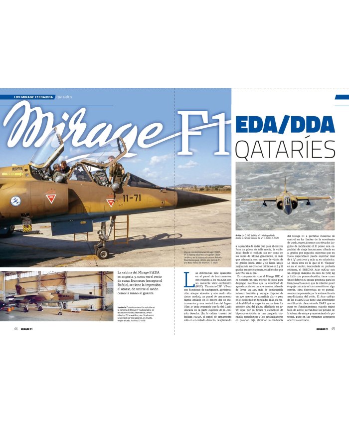 MONOGRÁFICO MIRAGE F1 AVIÓN REVUE 8413042807865  Monographs