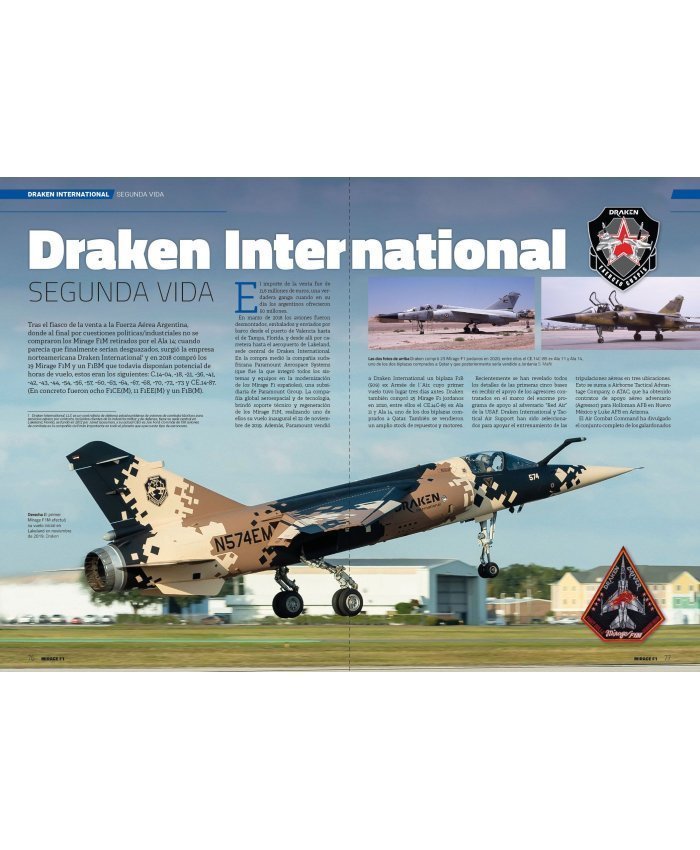 MONOGRÁFICO MIRAGE F1 AVIÓN REVUE 8413042807865  Monographs