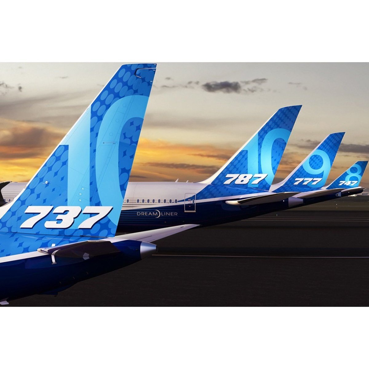 Maqueta Boeing B787-9 Dreamliner 1/200 550050030093 Boeing Maquetas Aviación Comercial