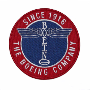 Parche Since 1916 Boeing Airplane Company