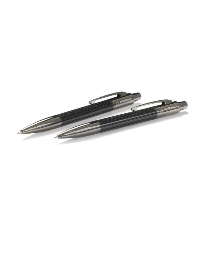 Set Bolígrafo y Portaminas Fibra de Carbono Boeing 465065030021 Boeing Marca Boeing