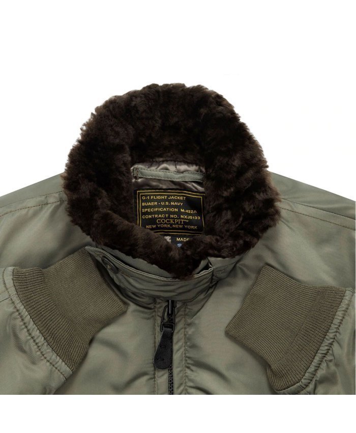 G-1 US Fighter Weapons Cockpit Jacket Z24E005I Cockpit USA Mens Pilot Jackets