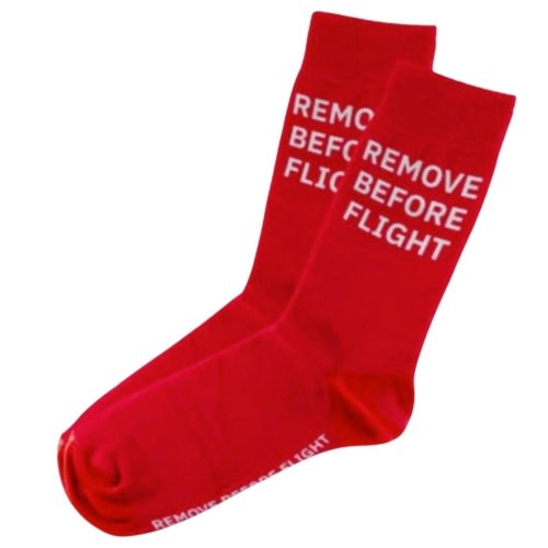 Calcetines Remove Before Flight CALCE.RBF  Calcetines Aviación 2