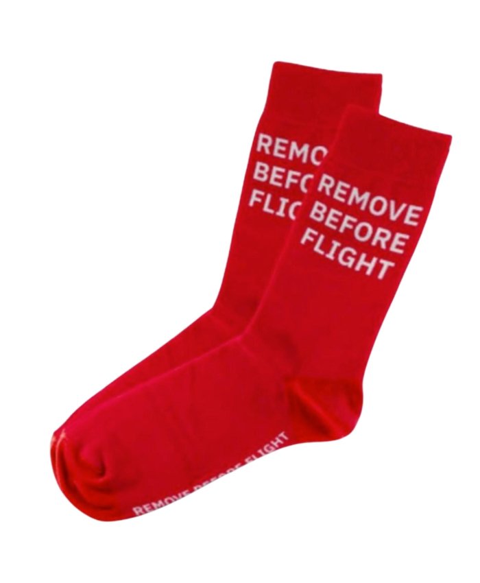 Calcetines Remove Before Flight CALCE.RBF  Calcetines Aviación