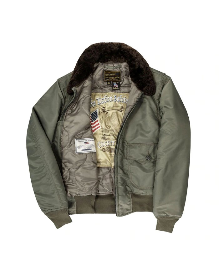G-1 US Fighter Weapons Cockpit Jacket Z24E005I Cockpit USA Mens Pilot Jackets