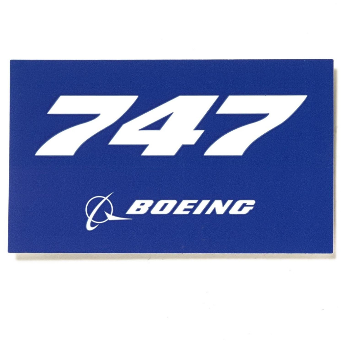 Boeing B747 Blue Sticker Aviation Stickers  BuckerBook €2.50 Boeing