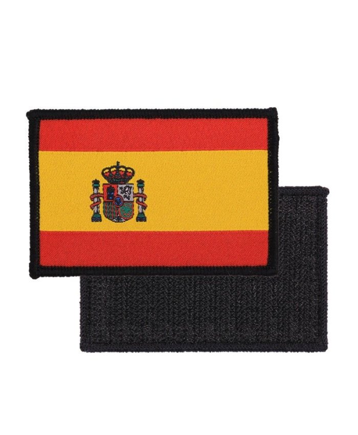 Parche Bordado Bandera de España con Velcro 10012  Parches Aviación