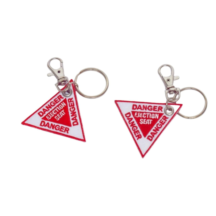 Danger Ejection Seat Keyring Military Keyrings  BuckerBook €5.00 