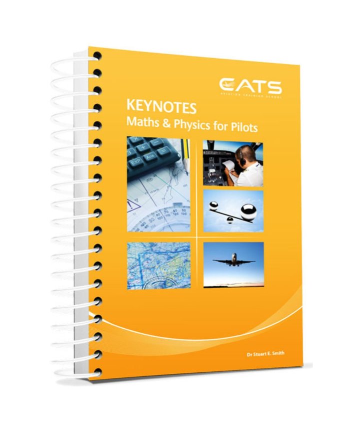 Keynotes of Maths and Physics for Pilots JAA007 Pooleys Piloto Comercial / ATPL