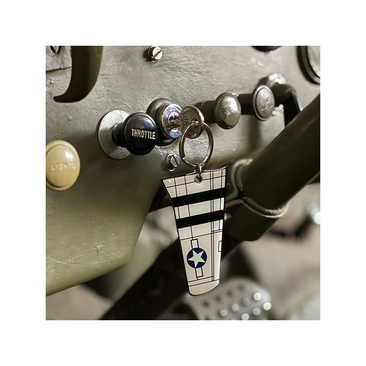 Llavero Metálico P-51 Mustang Wing LLAV.METAL.P51MUSTANG Fostex Llaveros Militares